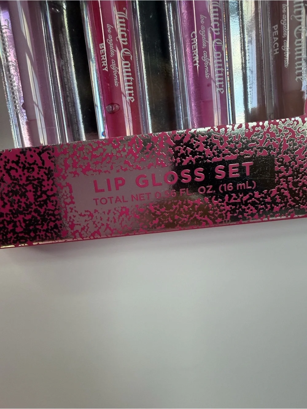 Juicy Couture Pink Lip‎ Gloss Set - Four Shimmery Pink Shades
